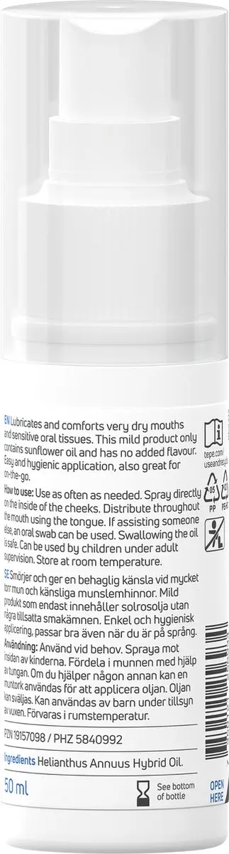 TePe Lubricating Mondspray 50ml - Zonnebloemolie