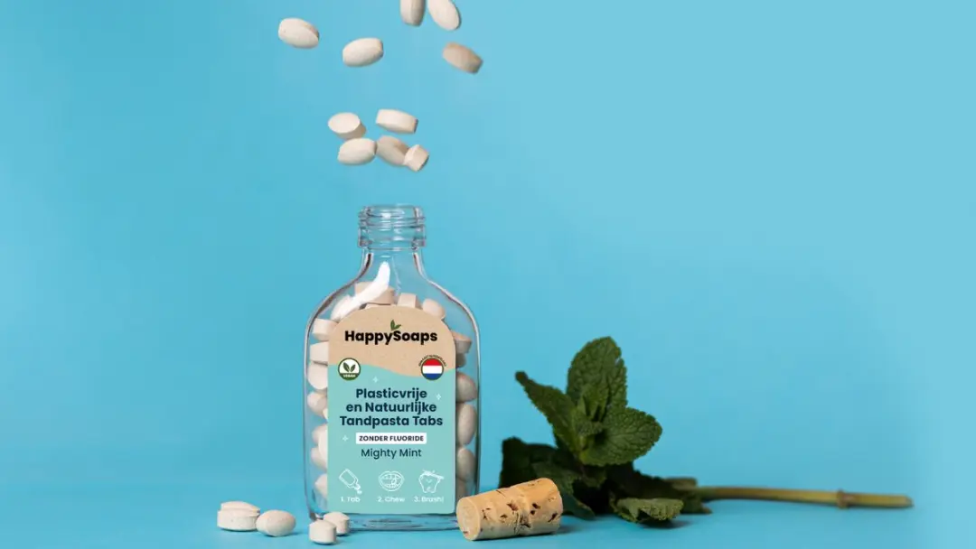 HappySoaps Kwartaalbox Tandpasta Tabs Zonder Fluoride - 186 Stuks