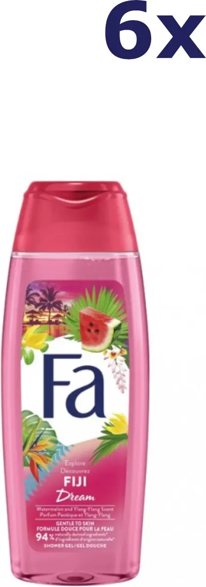 Fa Douchegel Fiji Dream 250ml - 6 Stuks