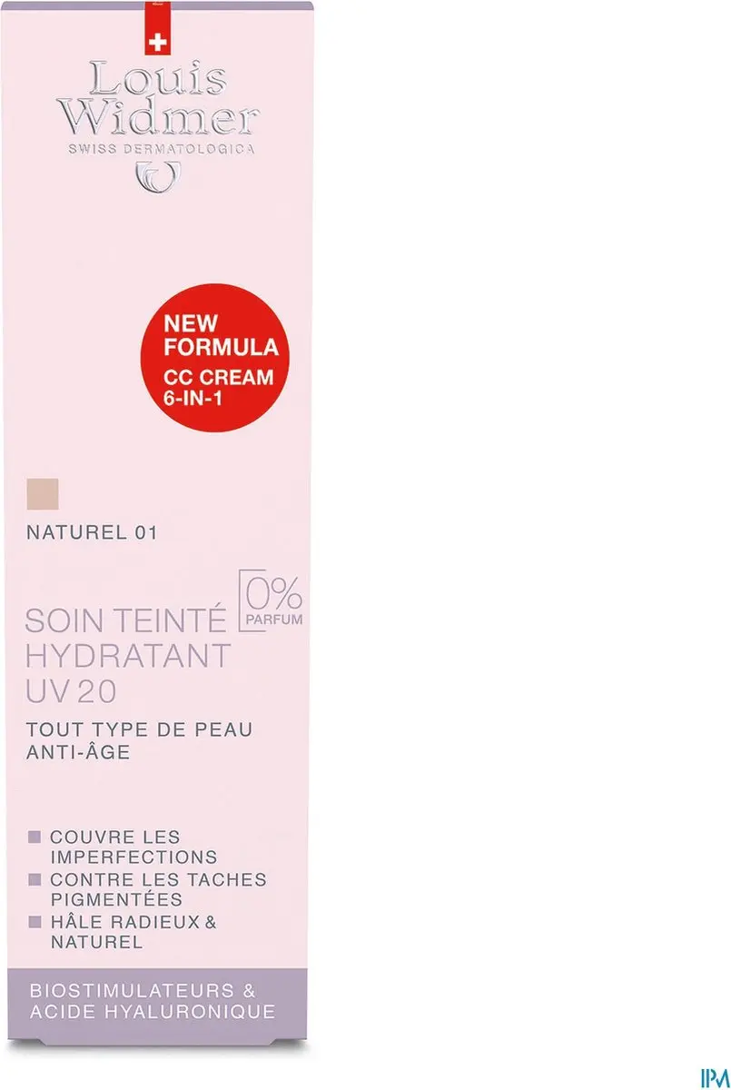 Louis Widmer Dagverzorging Uv20 Naturel 30ml