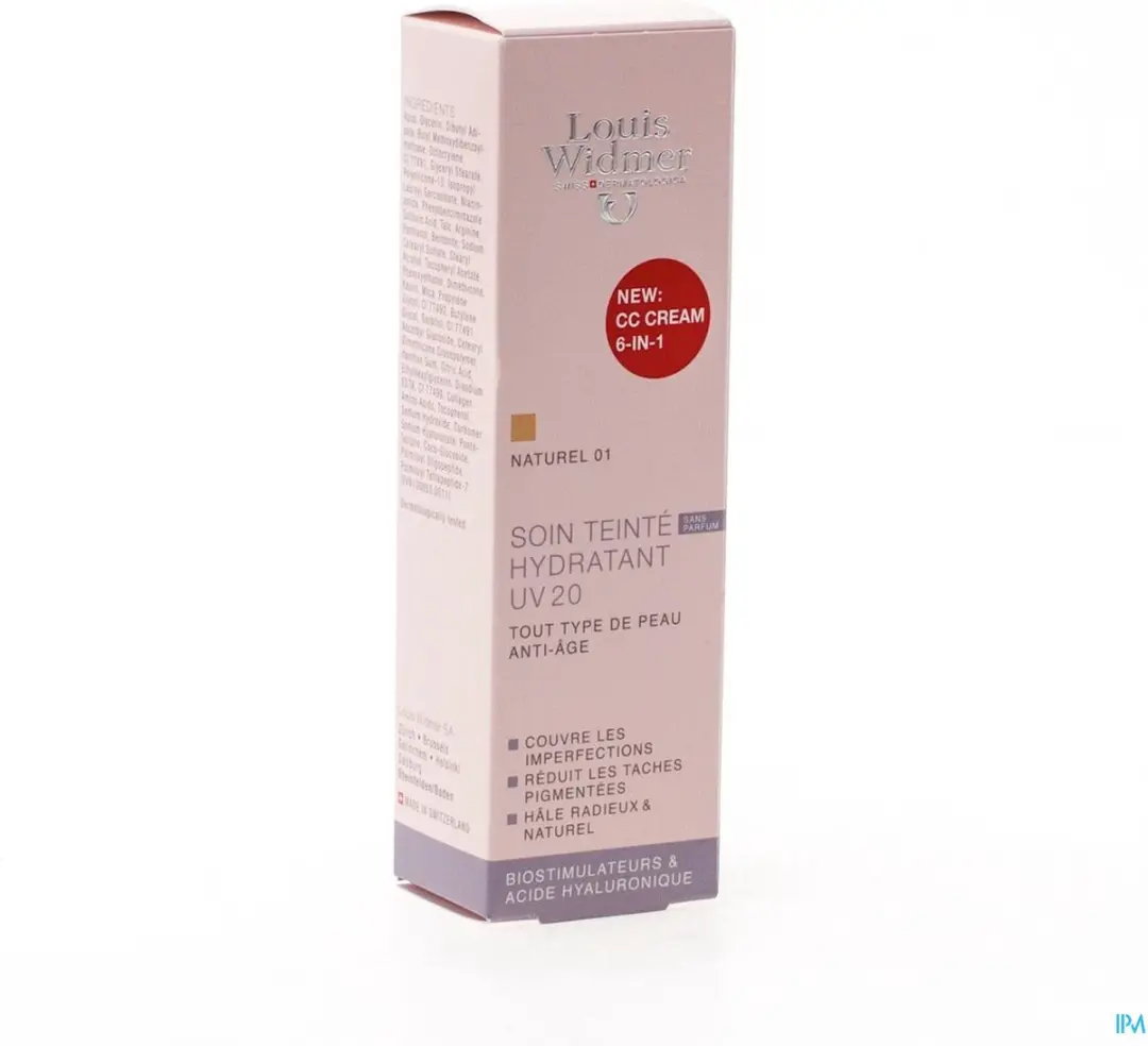 Louis Widmer Dagverzorging Uv20 Naturel 30ml