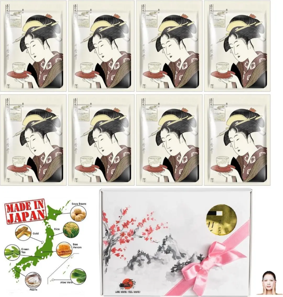 Mitomo Japan Q10 Beauty Face Mask