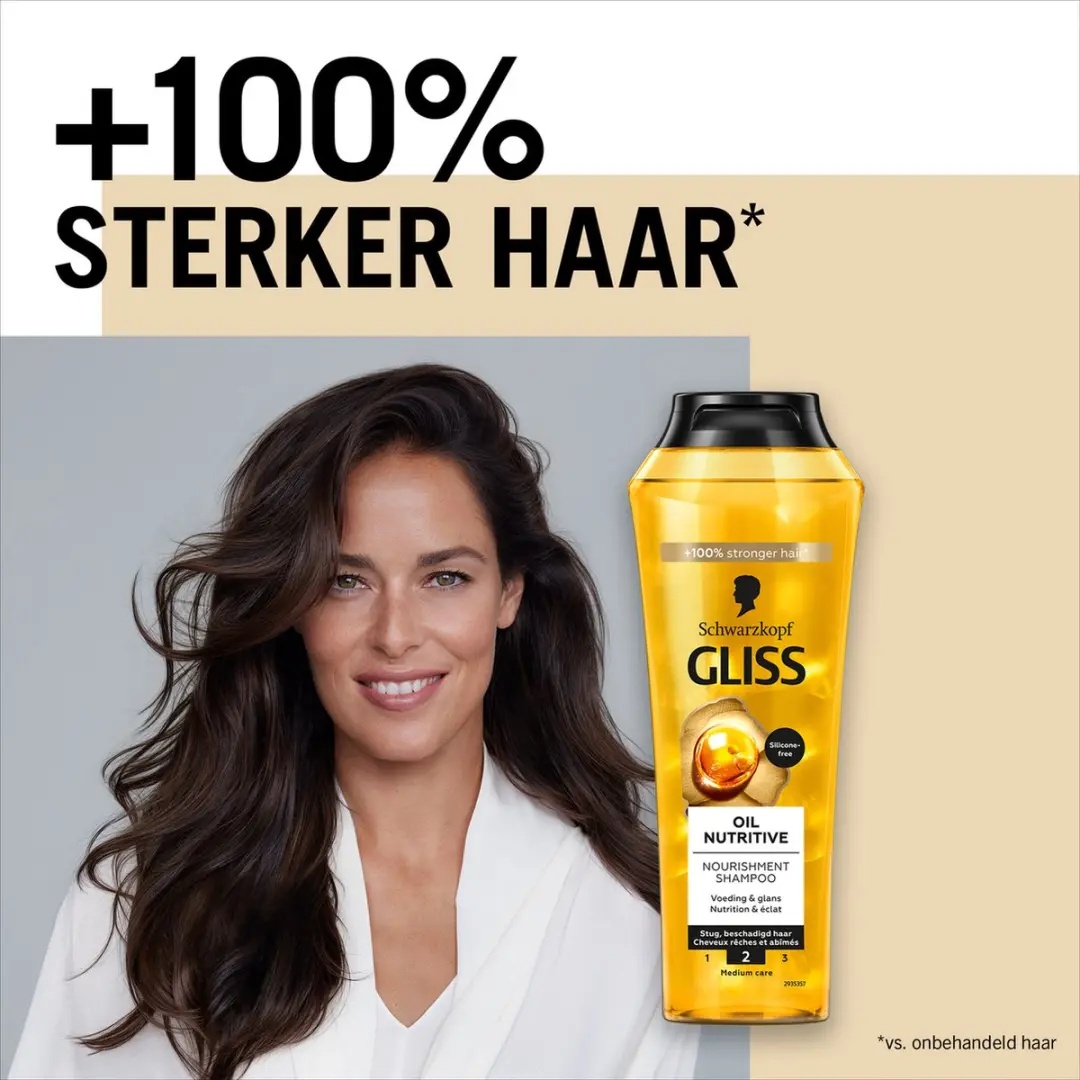 Gliss Oil Nutritive Shampoo Diep Herstel 6x250ml