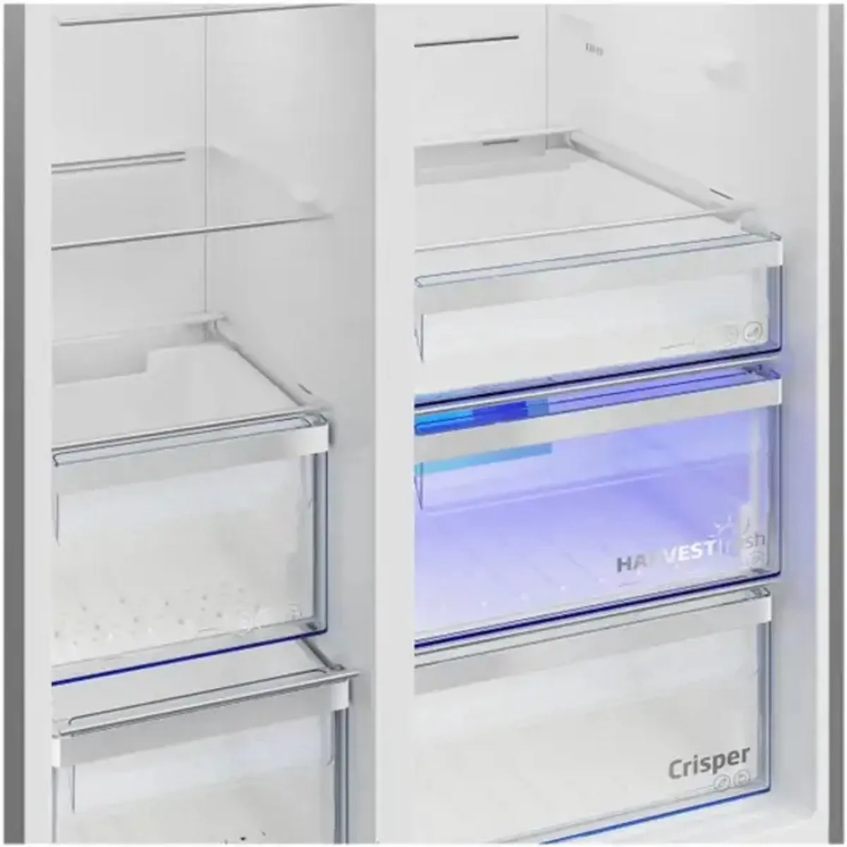 Beko B7RGNE665ZDS Amerikaanse Koelkast - 571L - Zwart