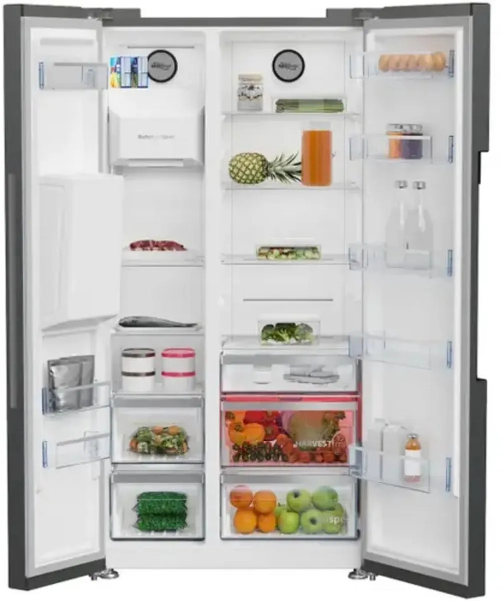 Beko B7RGNE665ZDS Amerikaanse Koelkast - 571L - Zwart