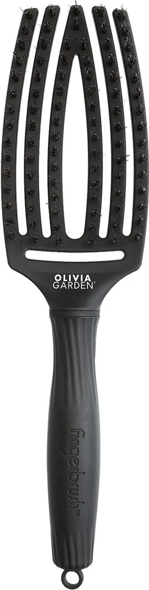 Olivia Garden Full Black Display + 8 FingerBrush Combo - Zwart