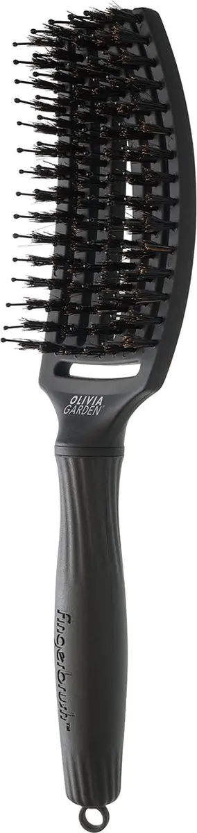 Olivia Garden Full Black Display + 8 FingerBrush Combo - Zwart