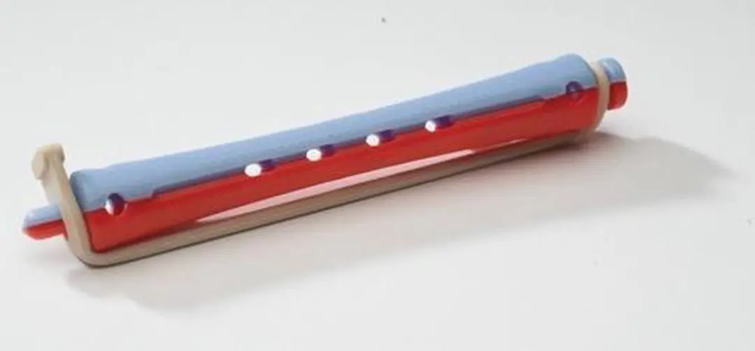 Sibel Permanentkrullers 2x12 Stuks - 9mm - Rood/Blauw