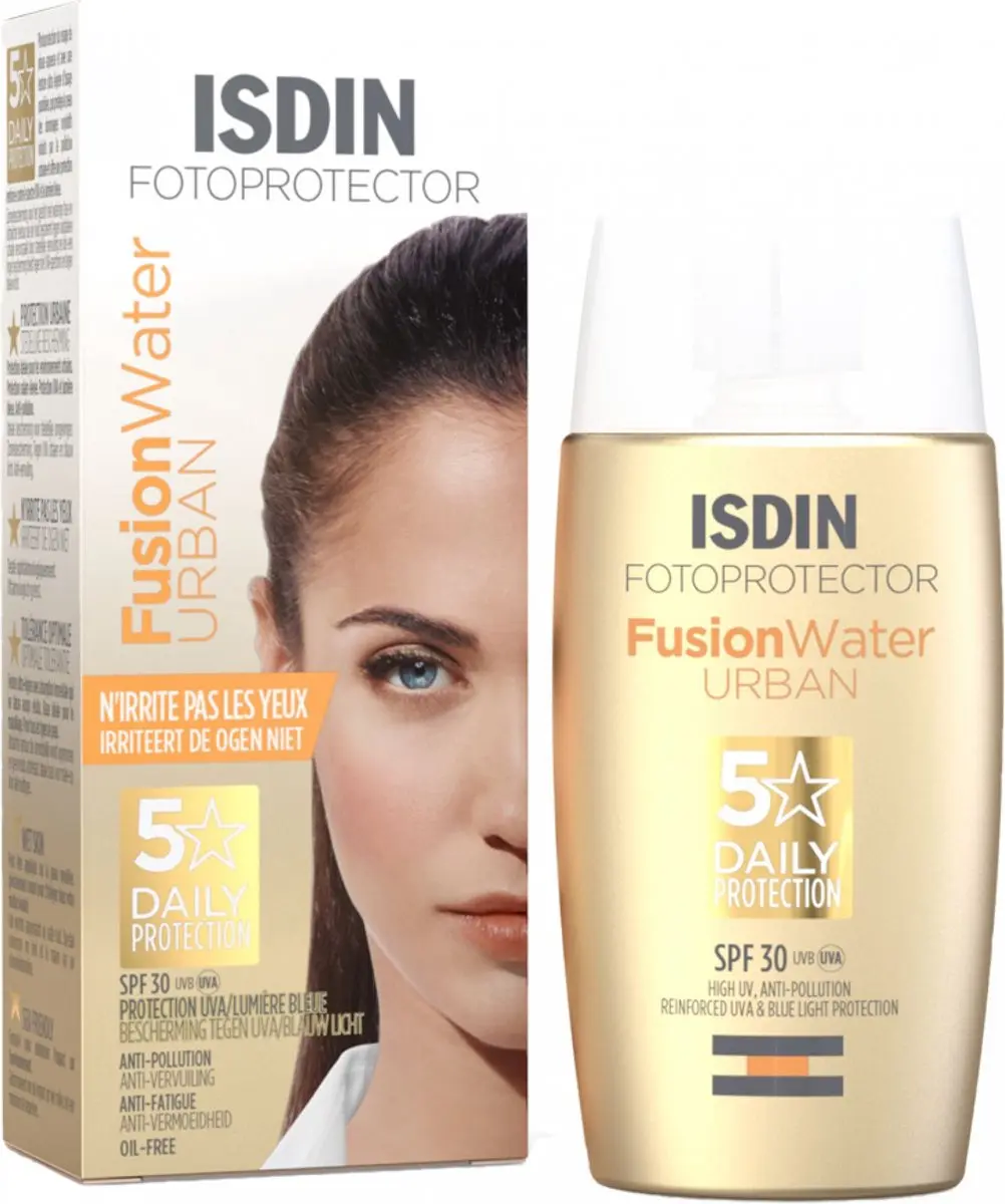 Isdin Fusion Water Urban SPF30 Zonnecrème 50ml