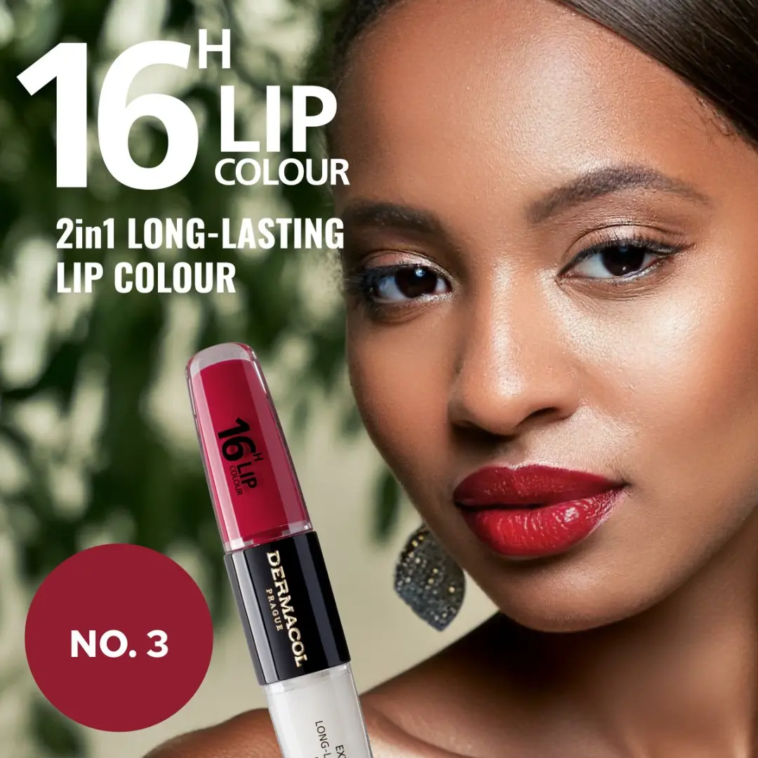 Dermacol 16-Uur Liptint Glossy Lipbalm - 8ml - Rood - afbeelding 3 van 6