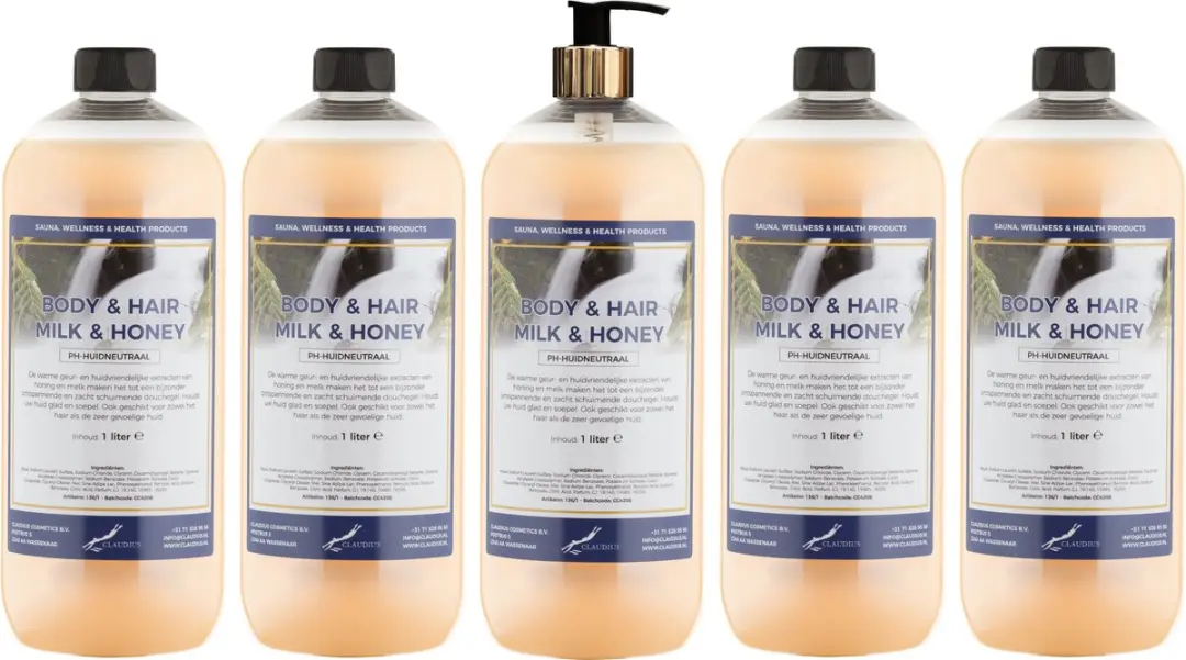 Splashbox Cosmetics Body & Hair Milk & Honey 1L