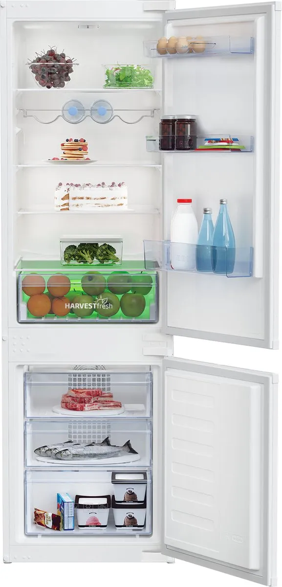 Beko BCHA275K4SN Inbouw Koelvriescombinatie 262L - Wit - afbeelding 6 van 6