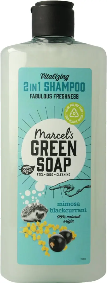 Marcel's Green Soap Shampoo & Conditioner 2-in-1 300ml - Mimosa & Black Currant