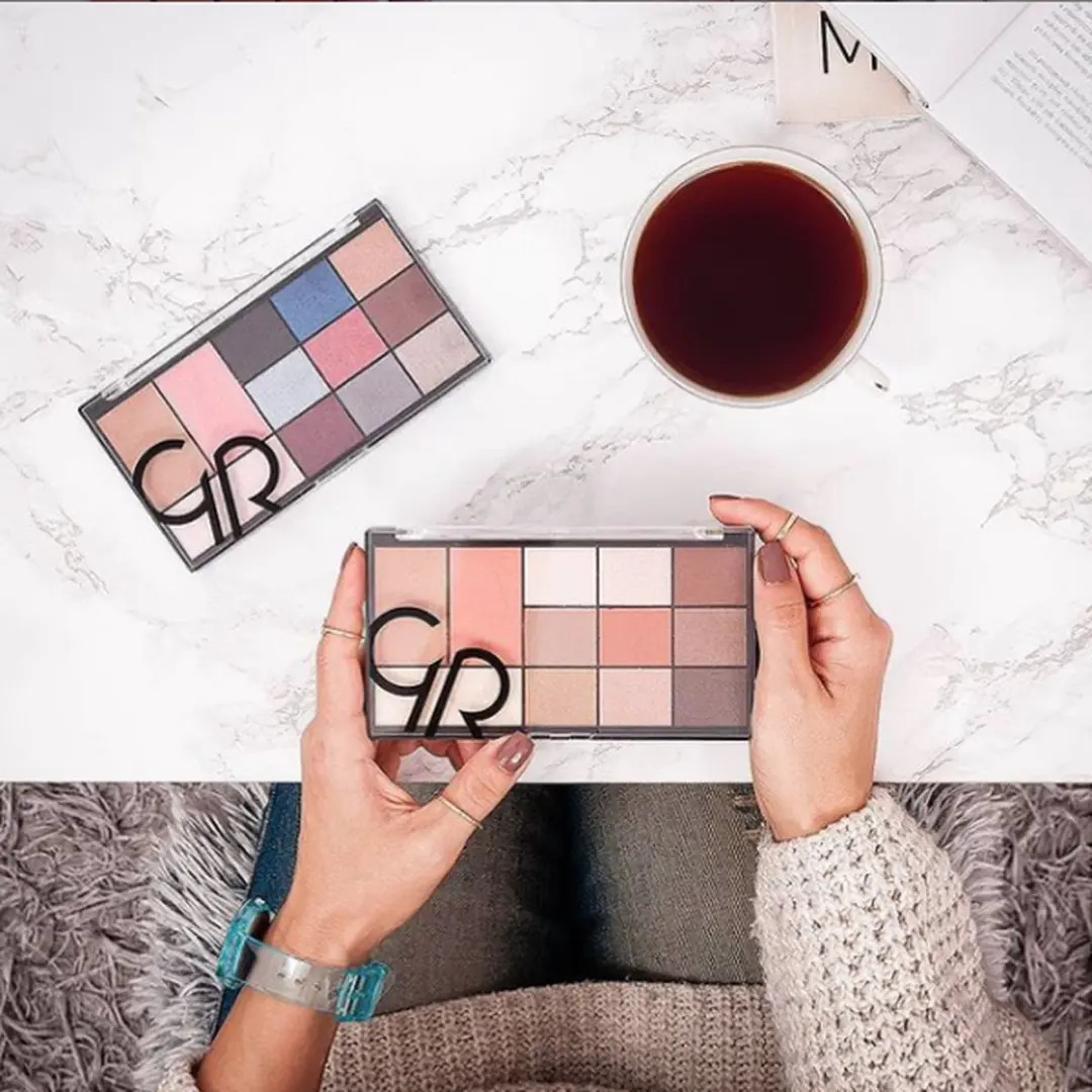 Golden Rose City Style Face & Eye Palette 01 Nude - 23.9g