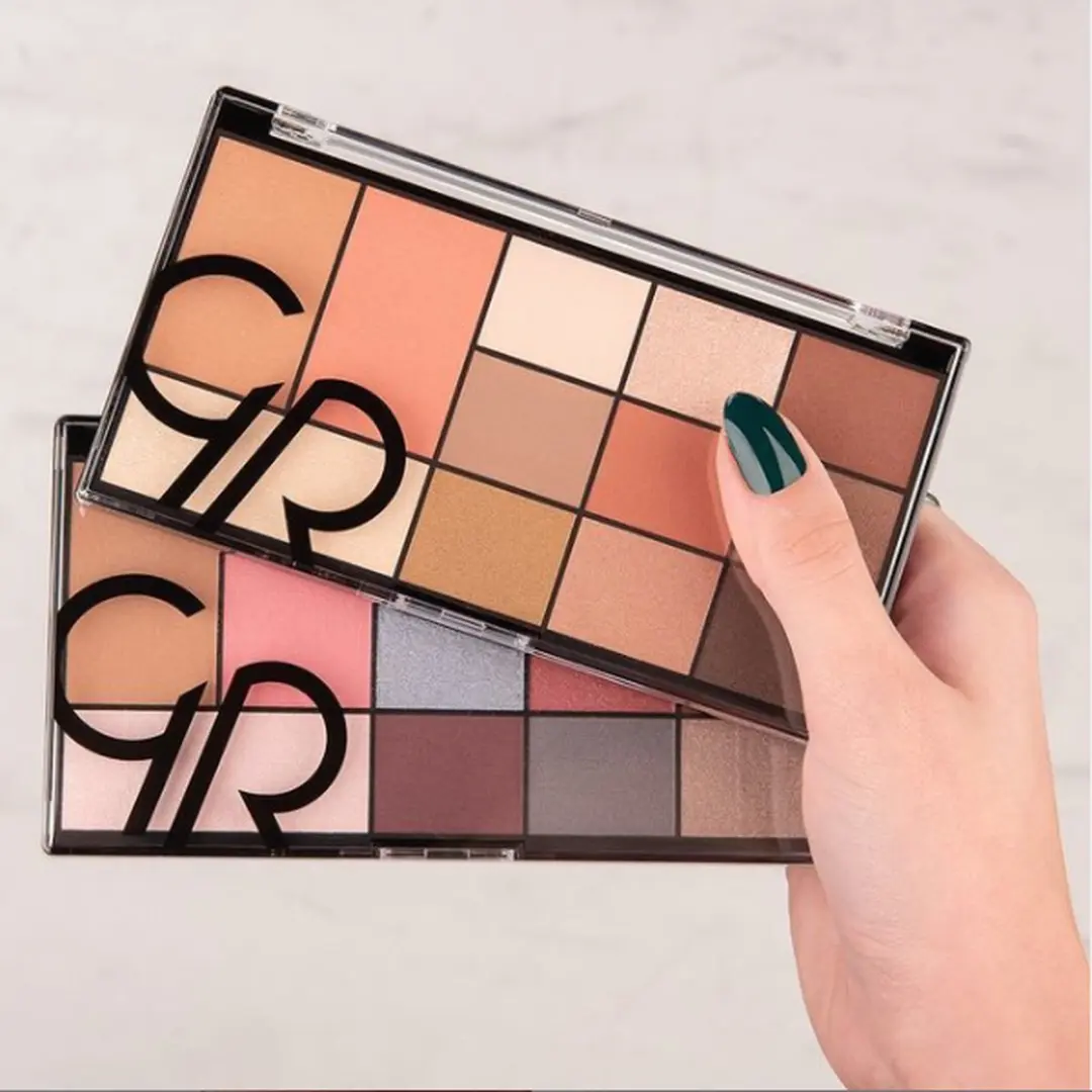 Golden Rose City Style Face & Eye Palette 01 Nude - 23.9g