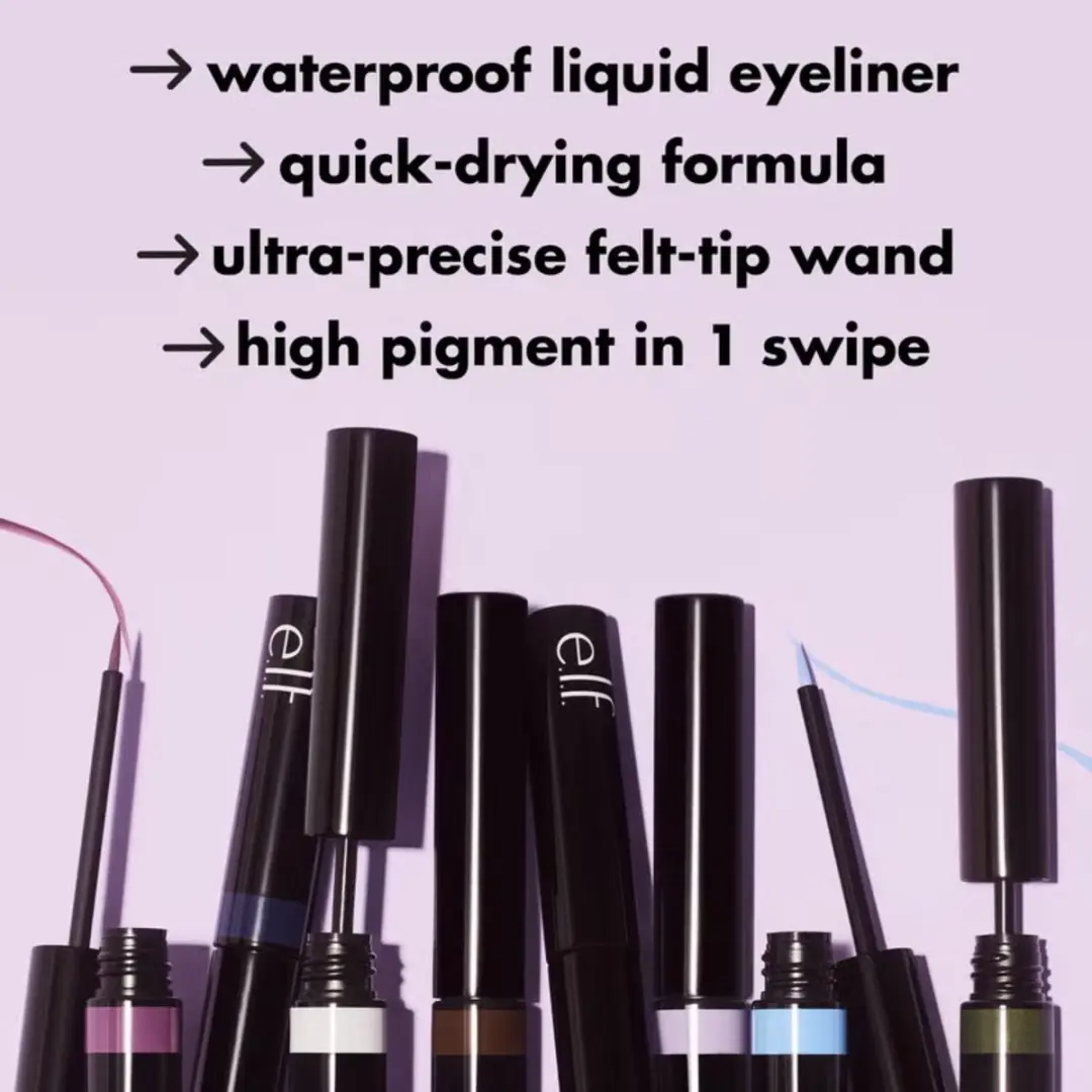 ELF Cosmetics H2O Proof Inkwell Eyeliner - Zwart 3,5ml
