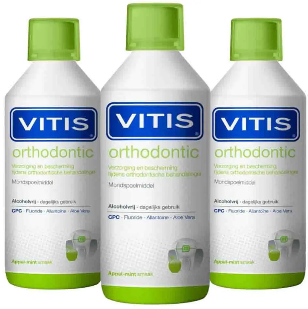 Vitis Mondwater Orthodontic 3x500ml