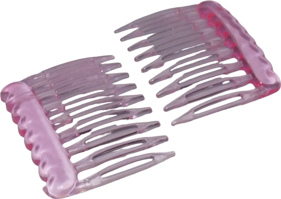 Hairmode Haarkam Zijkam Transparant Lichtroze