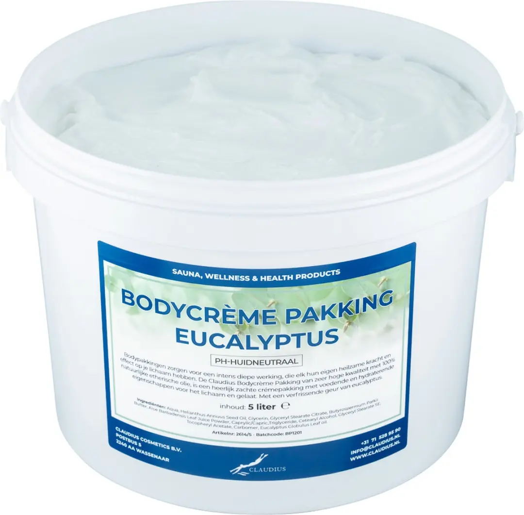 Splashbox Cosmetics Bodycrème Eucalyptus 5L