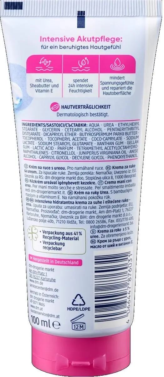 Balea Ureum Handcrème 5% - 100ml