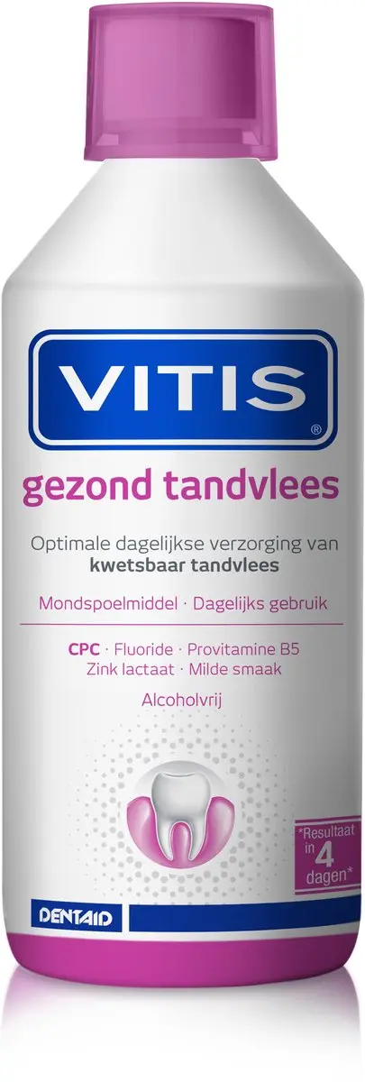 Vitis Gezond Tandvlees Mondspoelmiddel 500ml