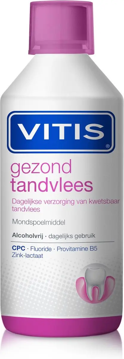 Vitis Gezond Tandvlees Mondspoelmiddel 500ml