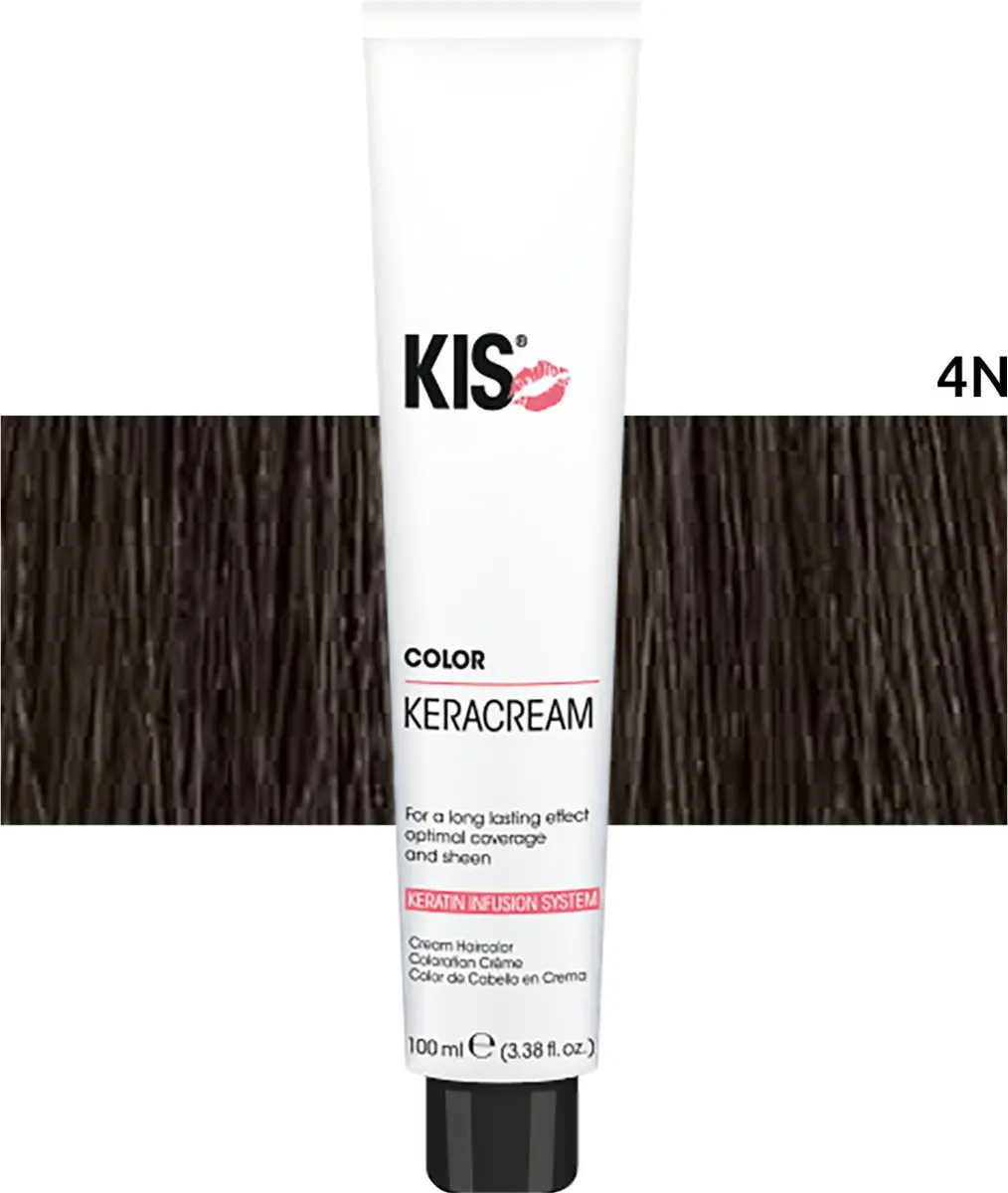 KIS Haarverf 4N Middelbruin 100ml