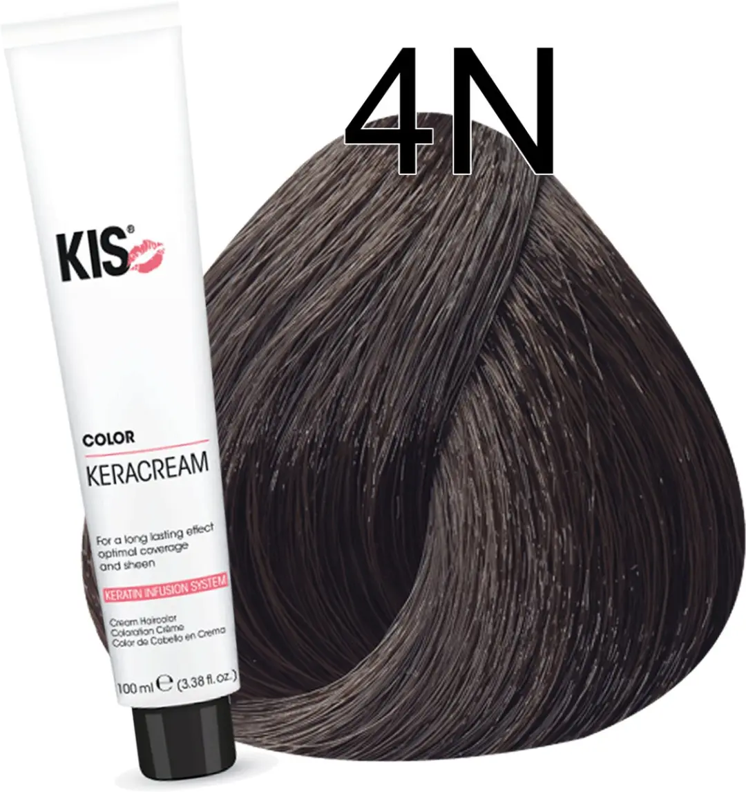 KIS Haarverf 4N Middelbruin 100ml