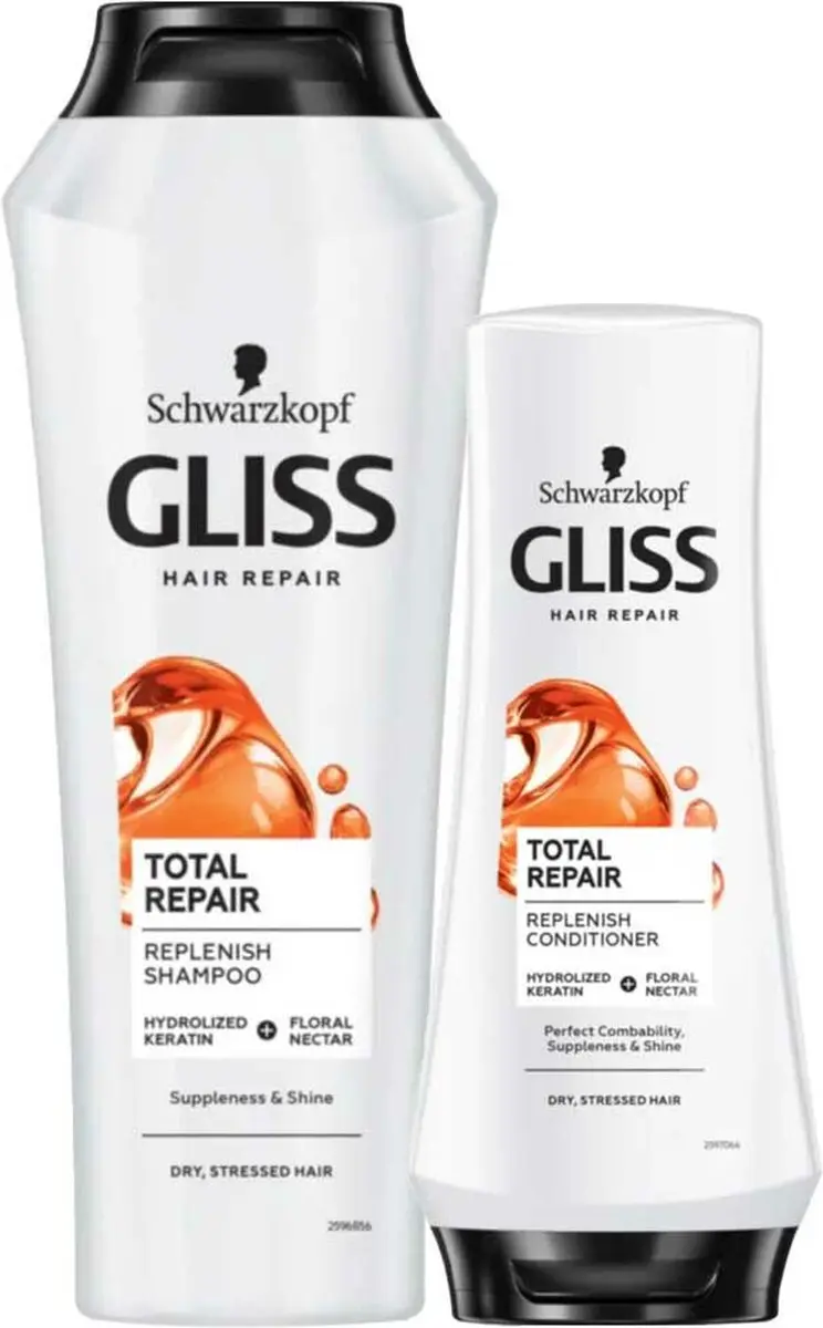 Gliss Total Repair Shampoo & Conditioner Pakket