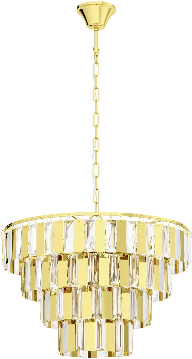 EGLO Erseka Hanglamp - E14 - 48.5 cm - Messing