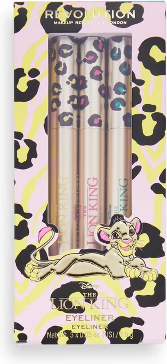 Makeup Revolution x Disney Lion King Three Best Friends Oogpotloodset - 3 Stuks