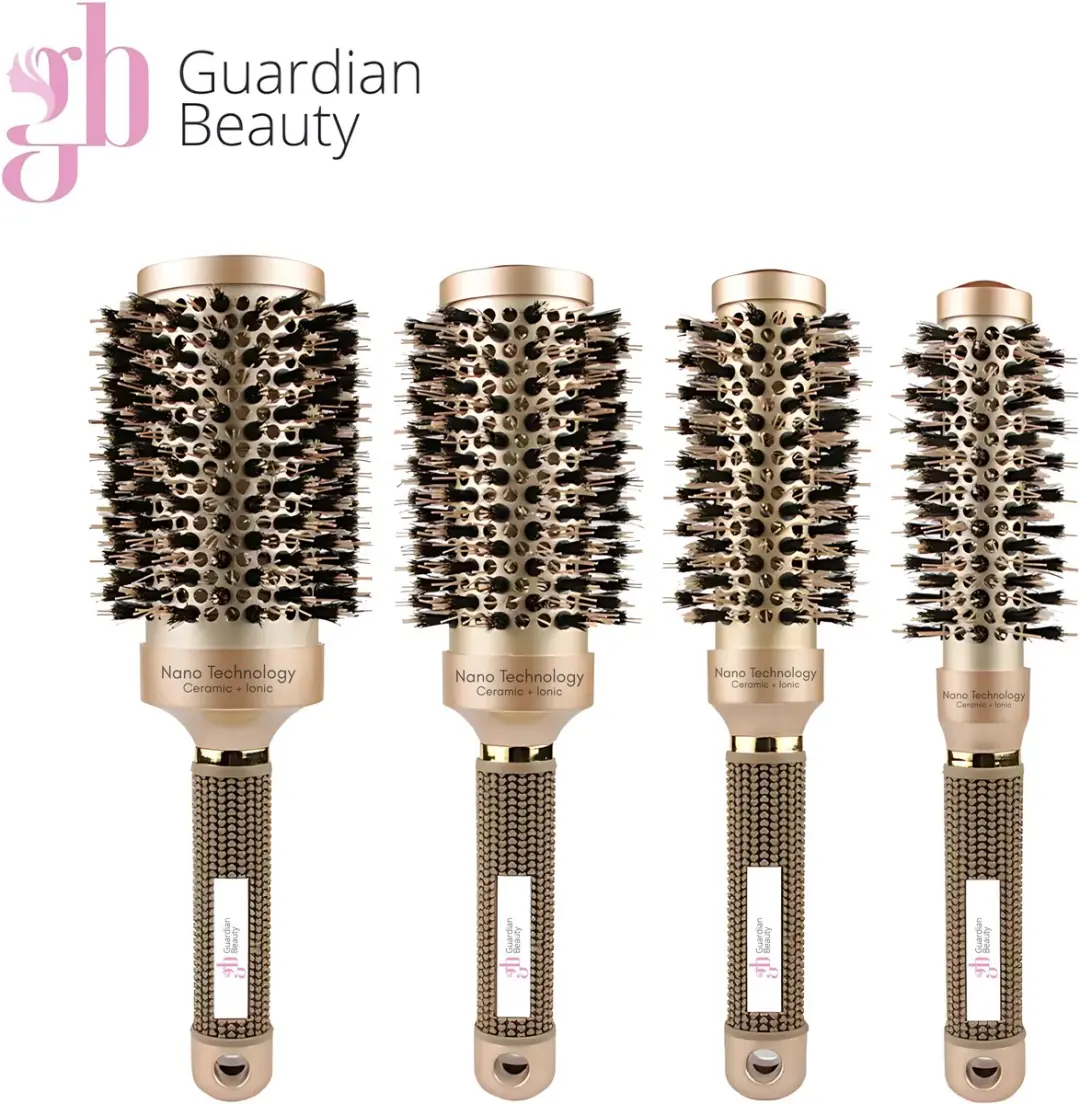 Guardian Beauty Föhnborstel 53mm - Keramisch & Ionisch - Goud