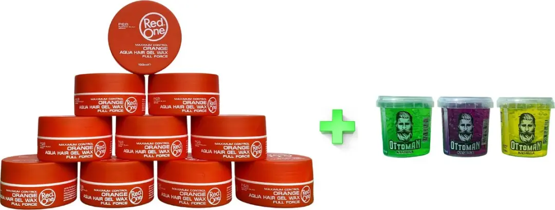 Red One Aqua Hair Wax & Ottoman Hair Gel Voordeelbundel
