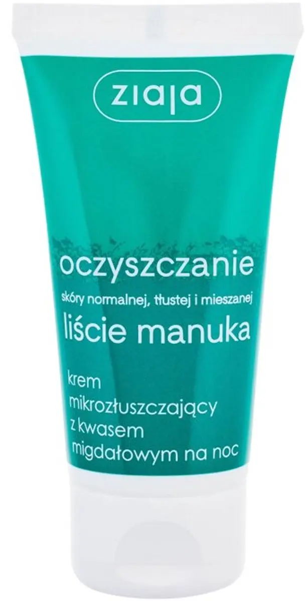 Ziaja Liście Manuka Nachtcrème 50ml - Met Amandelzuur