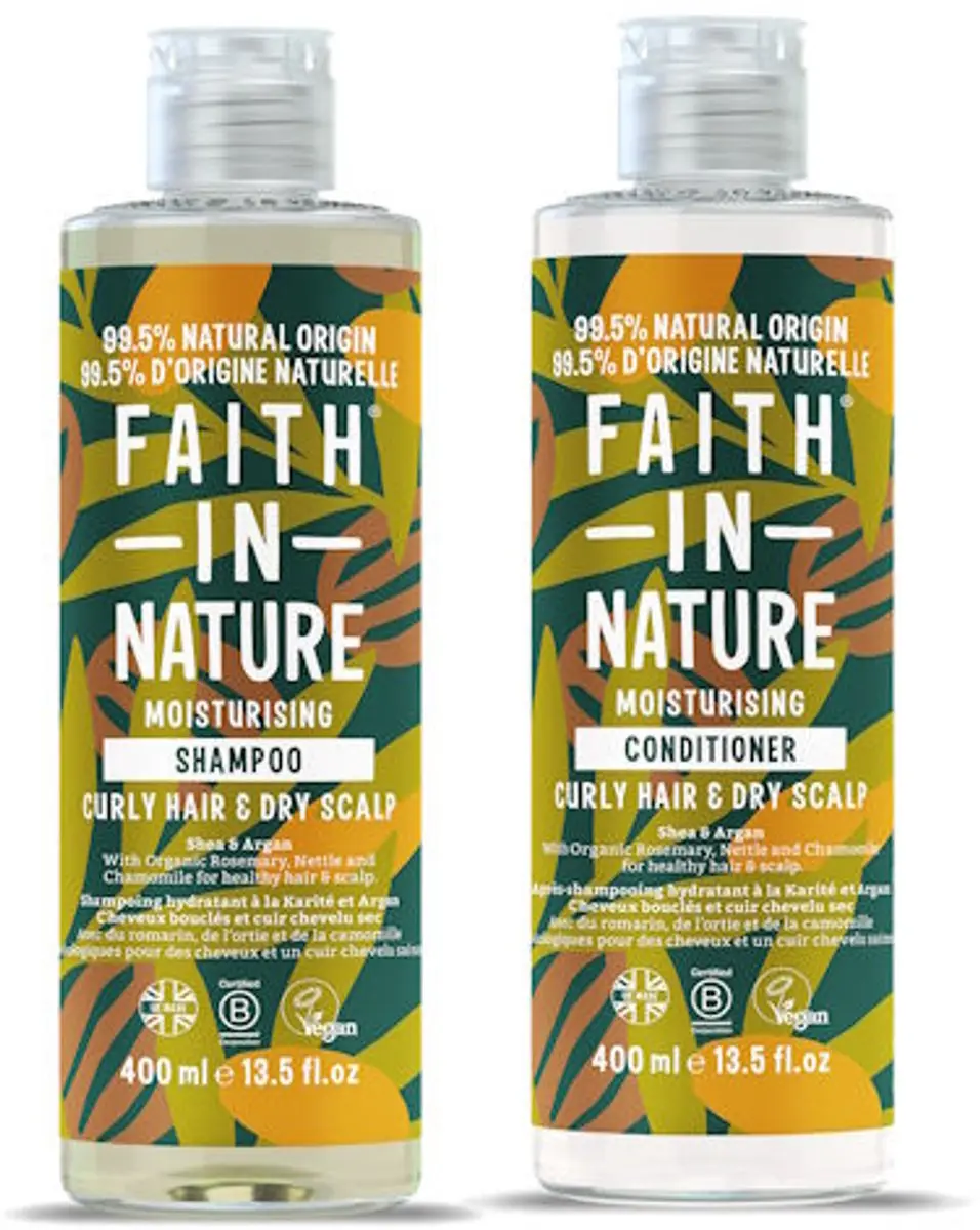 Faith In Nature Shea & Argan Shampoo & Conditioner 2x400ml