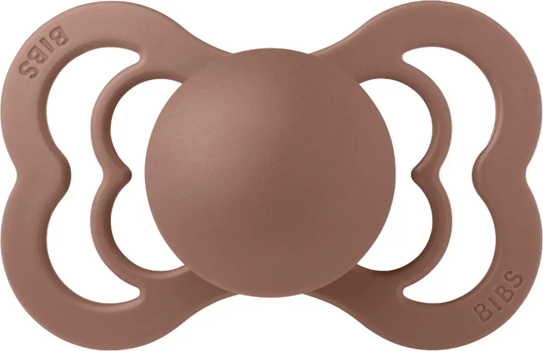 BIBS Supreme Woodchuck/Blush Latex Fopspeen - 2 Stuks - afbeelding 6 van 6