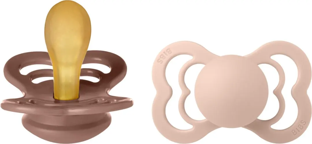 BIBS Supreme Woodchuck/Blush Latex Fopspeen