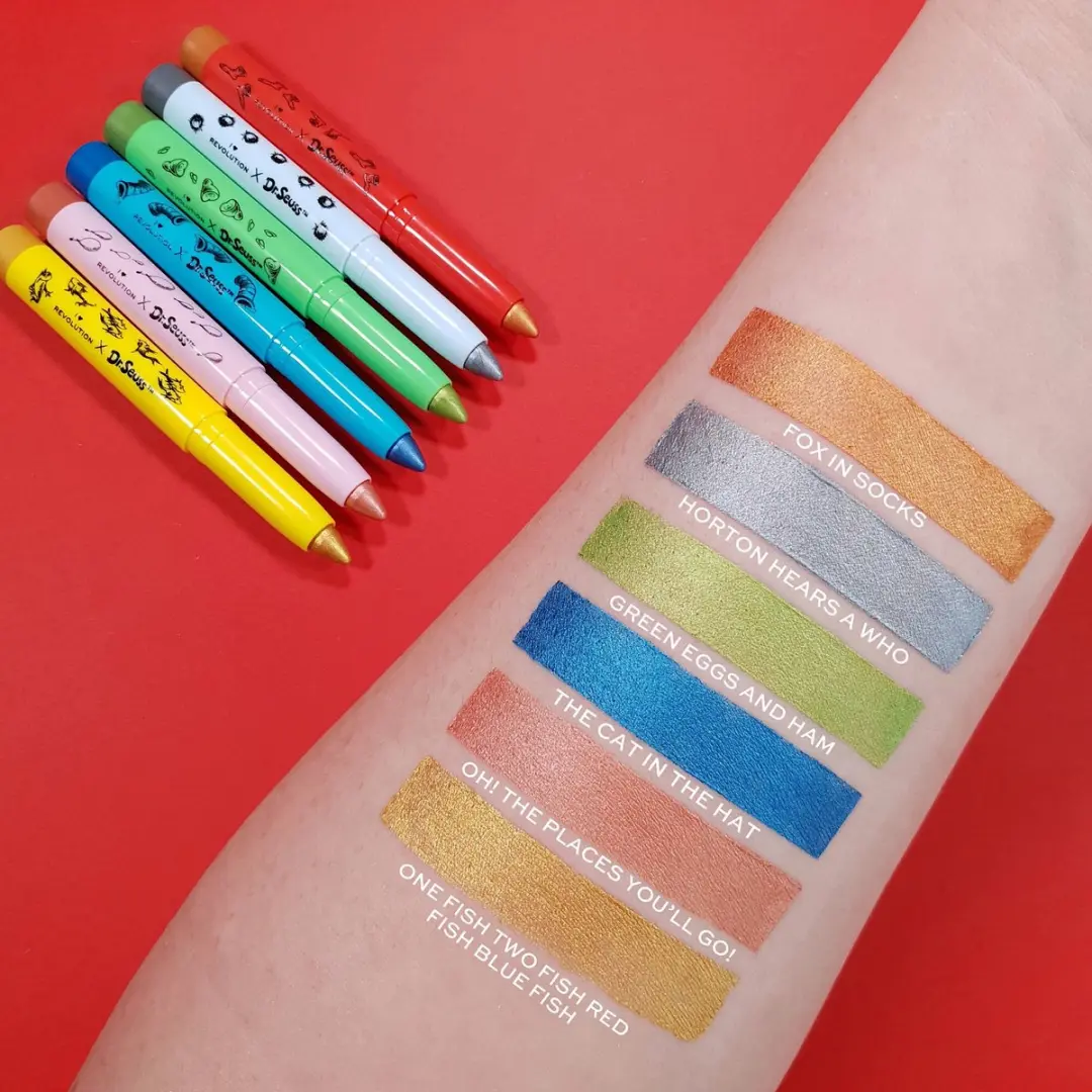 Makeup Revolution I Heart Revolution x Dr. Seuss Oogpotloden - 6 Stuks - Multi