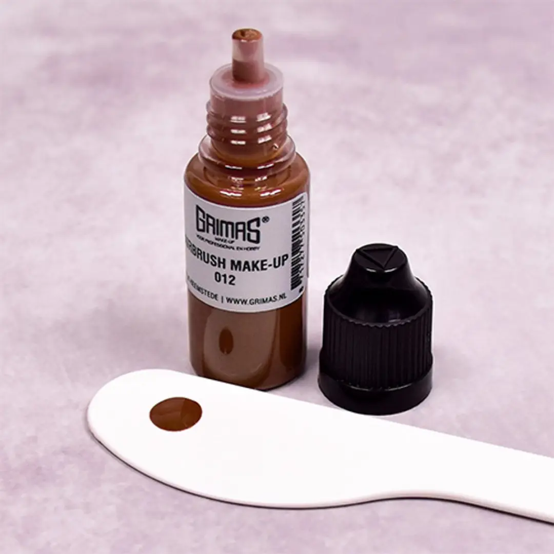 Grimas Airbrush Make-up 012 - 10ml - Donkere huidskleur