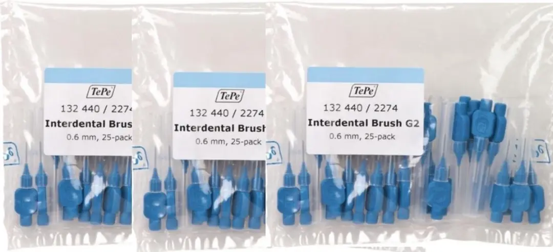 TePe Interdentale Ragers Origineel 0,6mm - Blauw - 75 Stuks