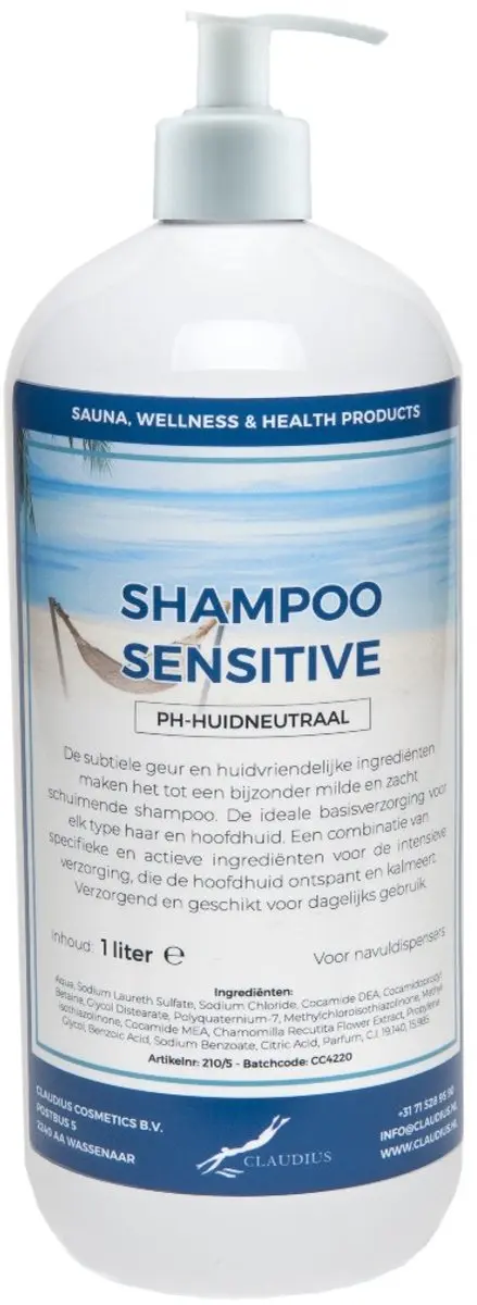 Splashbox Cosmetics Sensitive Care Shampoo 1L