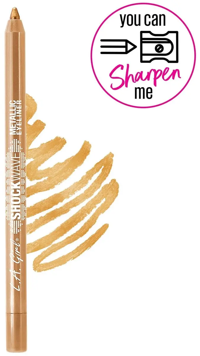 L.A. Girl Shockwave Metallic Eyeliner Gold Medal - 6g