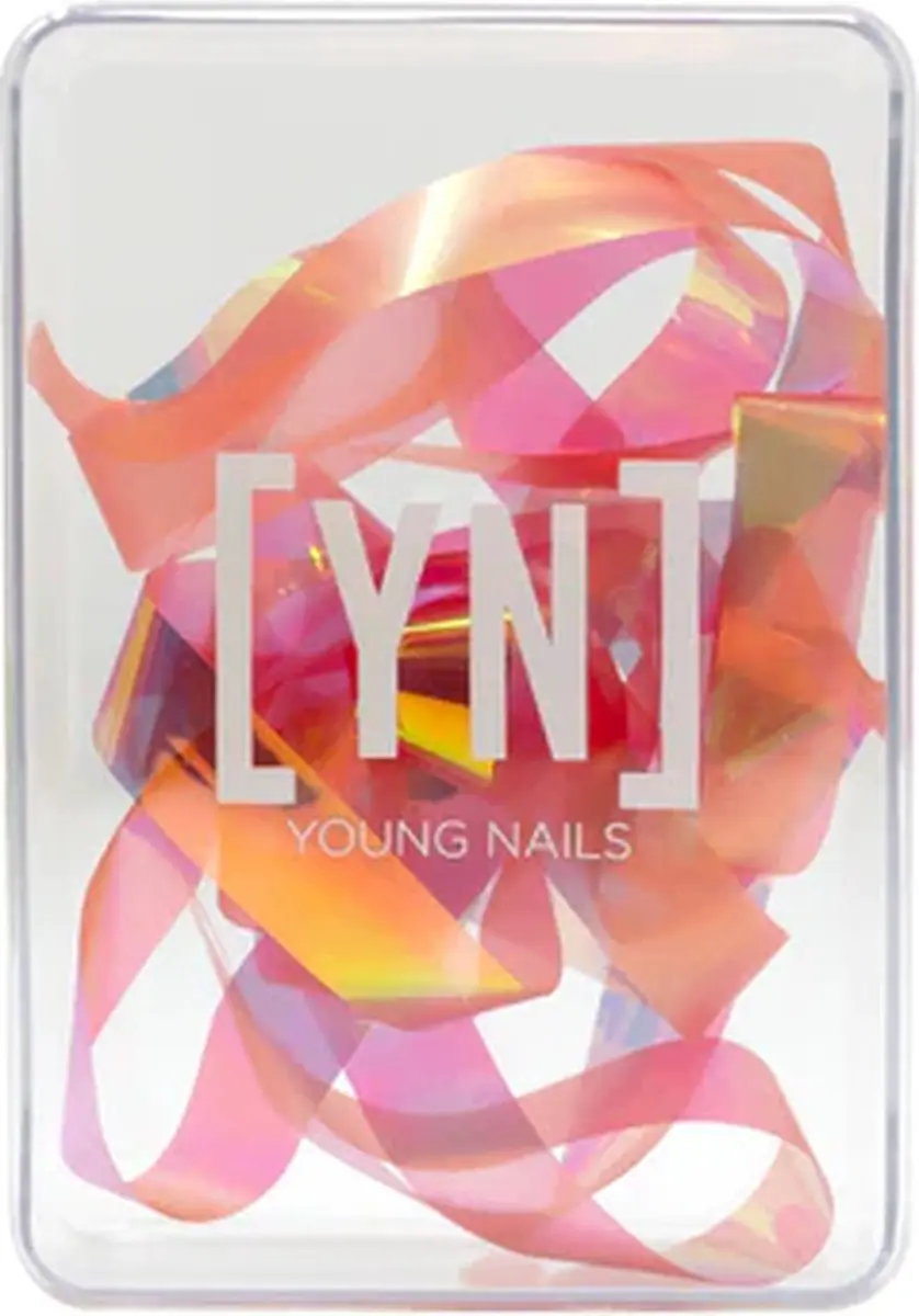 Young Nails Mylar Ribbon Read My Lips - Roze