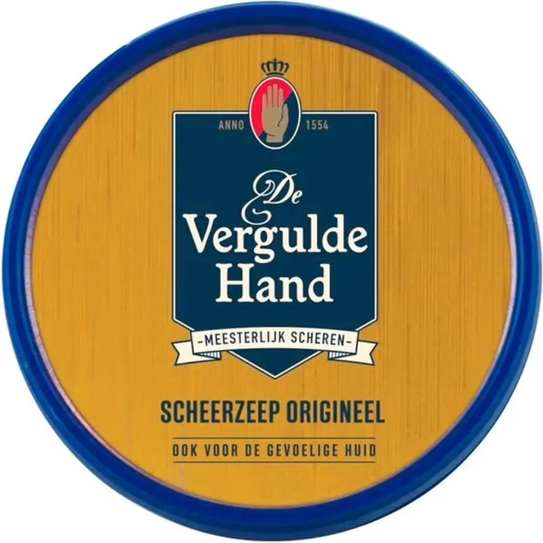 Vergulde Hand Scheerzeep 75ml - 6x450g