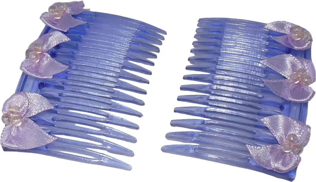 Hairmode Haarkam-Zijkam Transparant Paars
