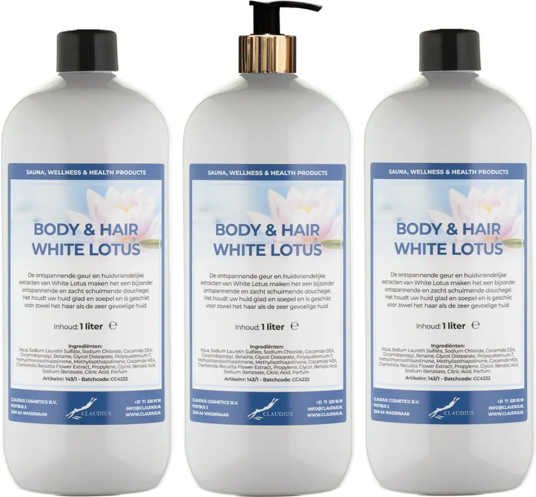 Splashbox Cosmetics Body & Hair White Lotus 1L