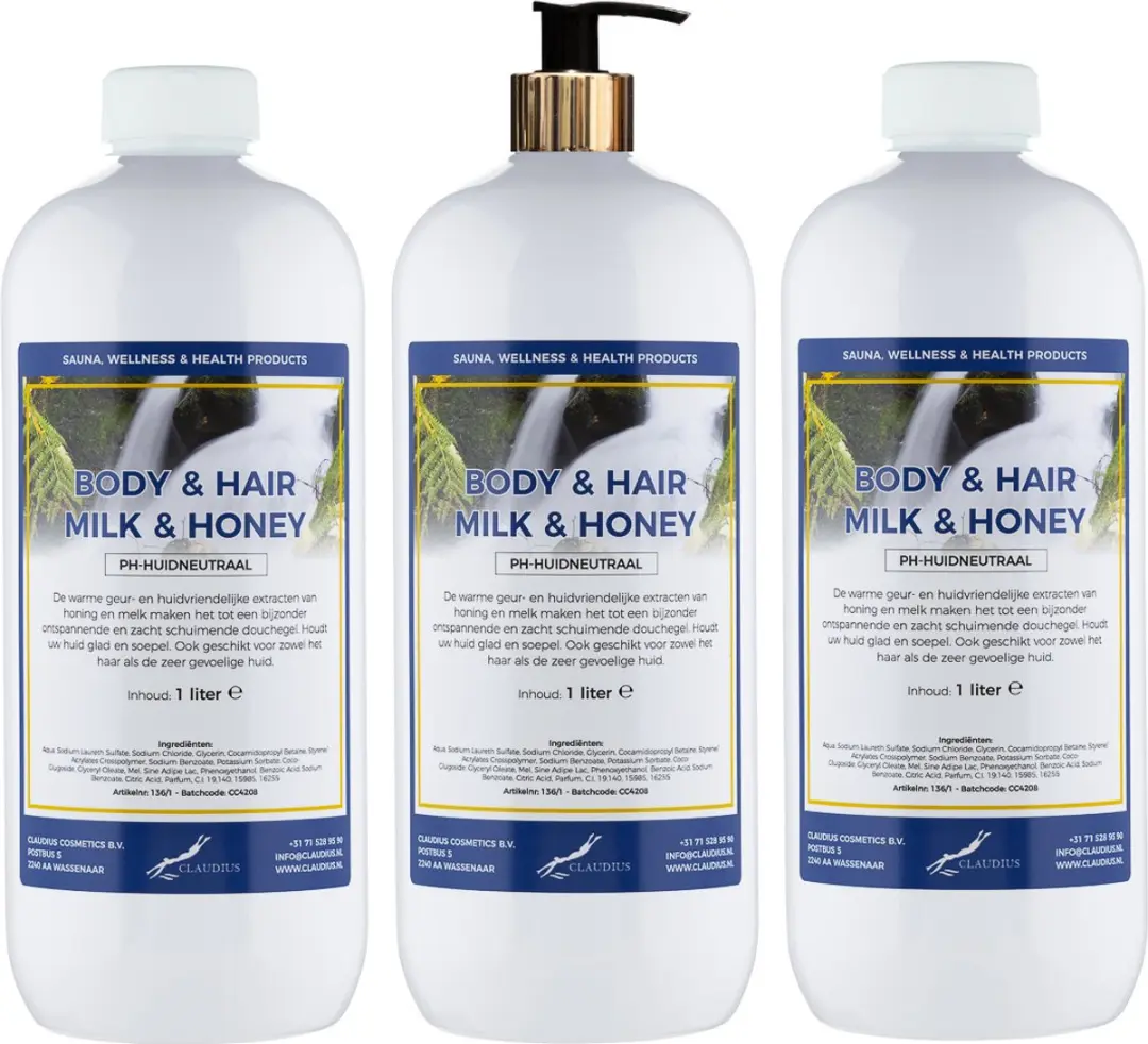 Splashbox Cosmetics Body & Hair Milk & Honey 1L