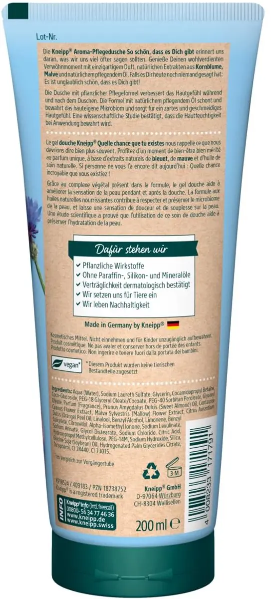 Kneipp Douchegel 3x200ml