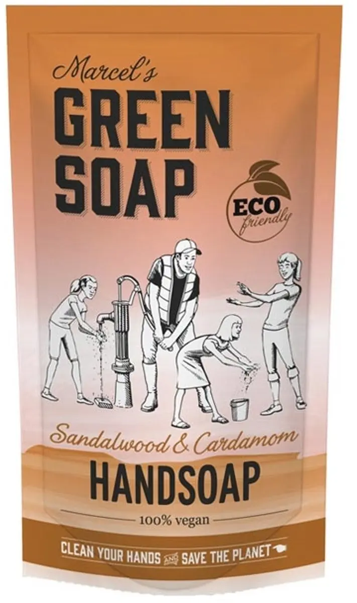Marcel's Green Soap Navulling 500ml - Sandelhout & Kardamom - afbeelding 6 van 6