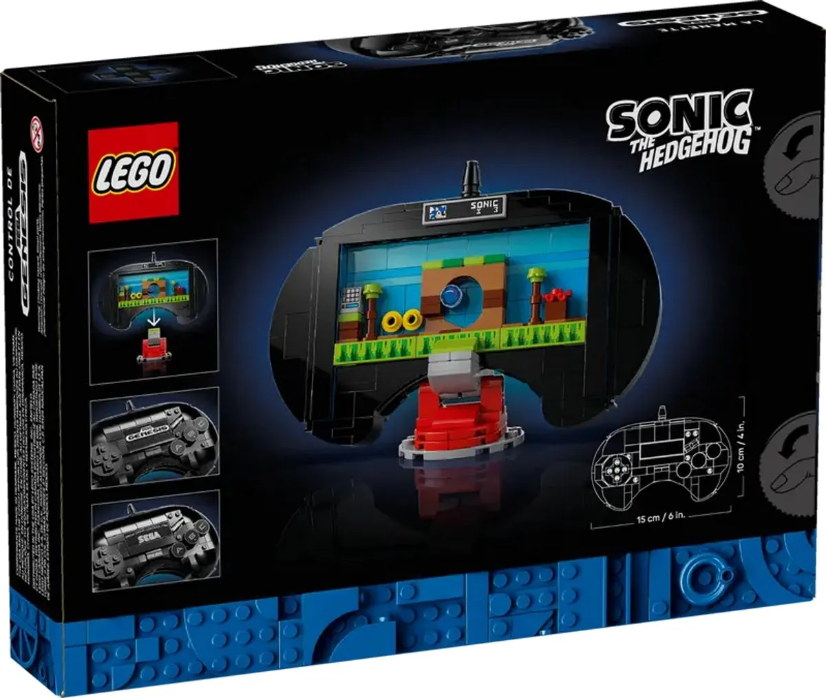 LEGO Sonic the Hedgehog 40769 SEGA Genesis Controller - 260 Stukken - Zwart